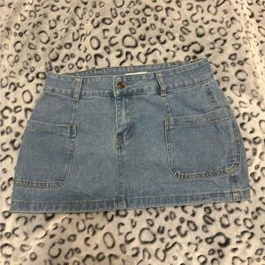 Low rise Denim skirt